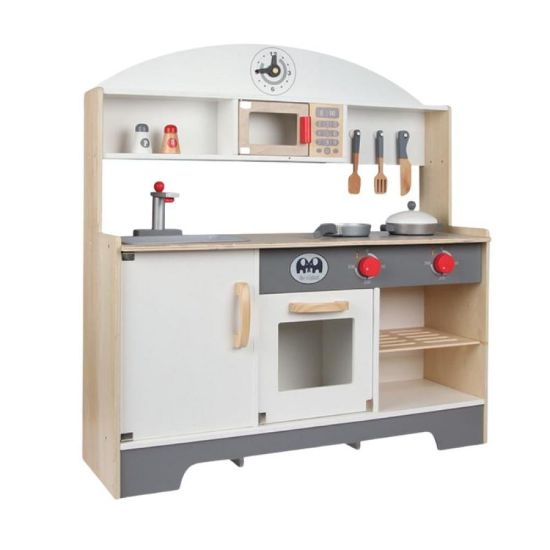 صورة مطبخ خشبي عصري ومميز بألوان هادئة (حبتين )